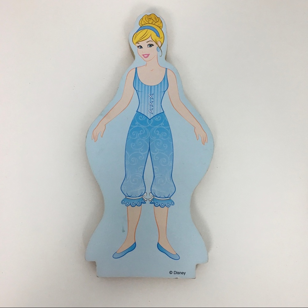 Melissa & Doug Disney's Cinderella Magnetic Dress Up Wooden Doll Play Set - Picture 3 of 7